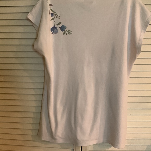 Draper’s & Damon’s petites vintage floral sequins top - Picture 3 of 6